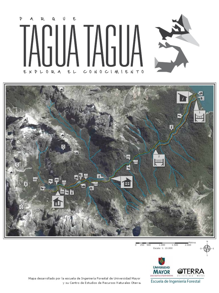 Mapa y Accesos al Parque Tagua Tagua | PDF | Geografía Física | Arboles