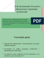 (Slides) - Formação Educacional e Legislação Profissional