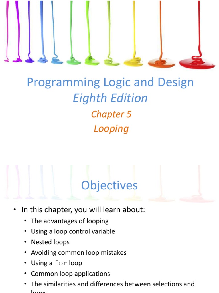 Programming Logic and Design: Eighth Edition | PDF | Control Flow ...