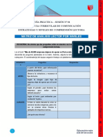 Matriz de Análisis Lector - Primera Lectura