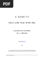 Download Screenwriting - J T Velikovsky - A Guide to Feature Film Writing -- A Screenwriters Workbook by Eduardo Bravo Macas SN56128350 doc pdf