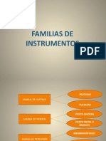 5to Familias de Instrumentos