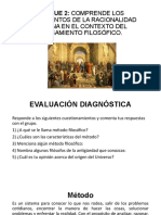 Filosofia BLOQUE 2 COMPRENDE LOS FUNDAMENTOS DE LA RACIONALIDAD HUMANA EN EL CONTEXTO DEL PENSAMIENTO FILOSÓFICO.