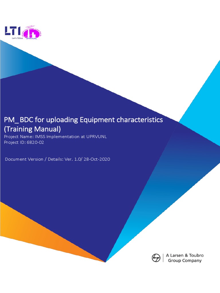 BDC Training Manual for Equipment Upload | PDF | Finder (Software ...