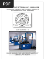 Download ME 2208 - Fluid Mechanics and Machinery - Lab Manual by Mohan PrasadM SN56128790 doc pdf