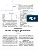 Chemical Methods C: Vitamin