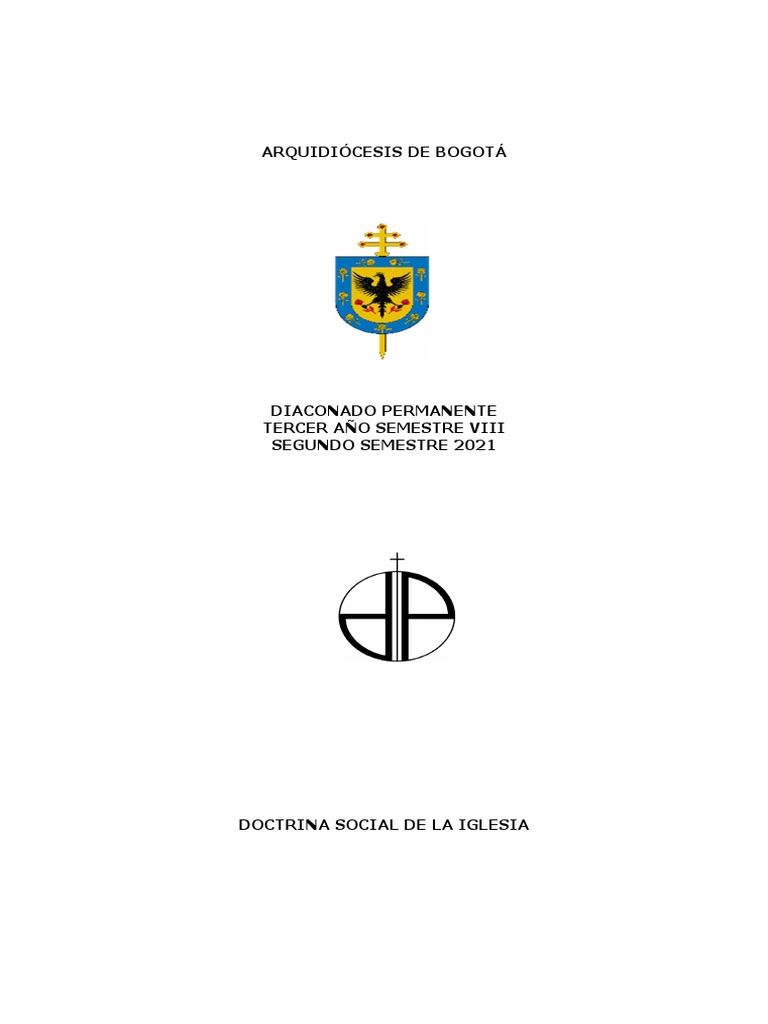 Doctrina Social de La Iglesia Contenido | PDF | Derechos humanos | Justicia