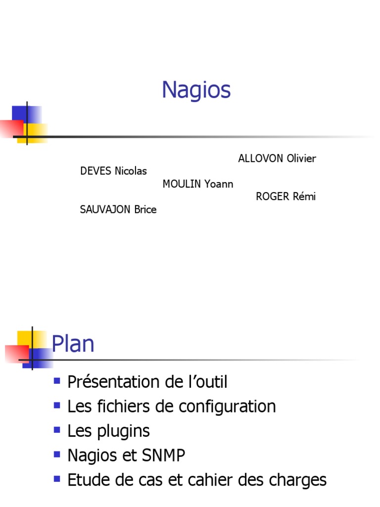 Interface et Configuration de Nagios | PDF | Serveur (Informatique ...