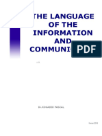 The Language of The Information AND Communicatio: D .Kouadio Pascal