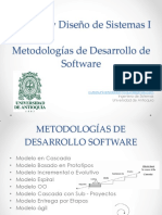 Metodologias de Desarrollo de SW universidad de Antioquia.