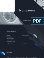 Hydropower's Past and Potential