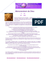 Memorandum de Dieu - OgMandino