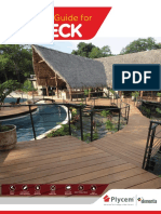 INSTALLATION GUIDE FOR PLYDECK: LIGHTWEIGHT, WATER RESISTANT DECKING