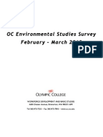 OC Environmental Studies Survey Report