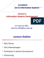 Lecture 3 - Systems Development
