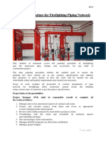 Painting Procedure For Firefighting Piping Network