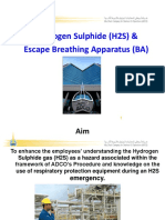Hydrogen Sulphide (H2S) & Escape Breathing Apparatus (BA) Training