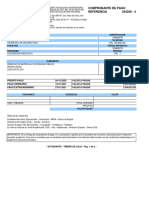 Comprobante de Pago Referencia 244309 - 4: Nombre Del Estudiante Identificación Dirección Telefono