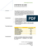 Óleo semissintético para compressores de ar SYNTHETIC SS 4000