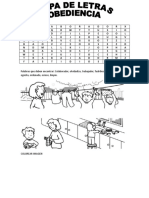 Sopa de Letras Obediencia