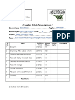 Evaluation Criteria For Assignment-1: 439801409 Sima Saeed 8