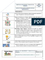 Memoria Desinfección de Herramienta