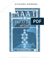 MAAT - As 11 Leis de Deus - Ra Un Nefer Amen