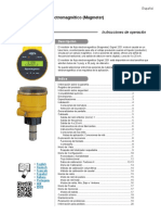 3-2551.090-1 Rev 16 Spanish Display Magmeter Manual