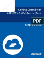 Getting Started With ASP.net 4.5 Web Forms - Free PDF Book