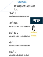 08- Factorización