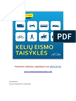 Keliu Eismo Taisykles Ket Su Priedais 2022-01-01