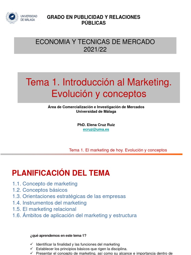 Introducción al Marketing | PDF | Marketing | Producto (Negocio)