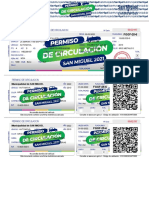 2022 Permiso de Circulación Auto 2021