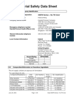 HP Cartidge 78 Safety Data Sheet