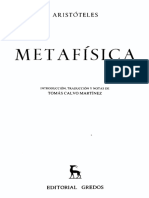 Aristóteles La Metafísica Cap I