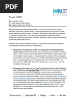 IMPACT COVID Positioning Strategy Memo -Taking the Win over Covid-19