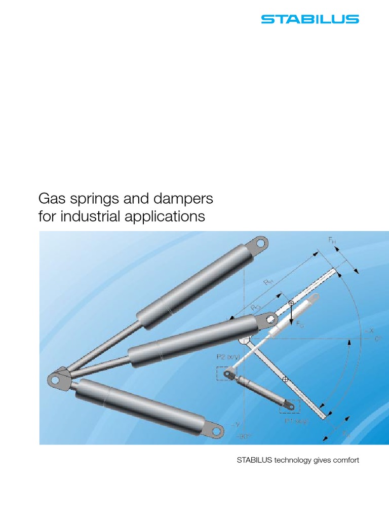 Gas Springs and Dampers For Industrial Applications STABILUS
