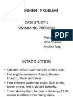 Assignment Problem: Case Study-1 Swimming Problem