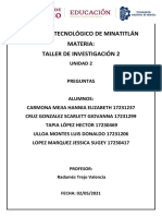 Preguntas Equipo Taller Investigacion II de Carmona Ulloa Tapia Cruz Lopez