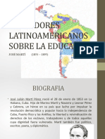 Pensadores Latinoamericanos Sobre La Educación