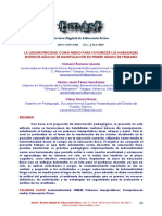 La Ludomotricidad Como Medio para Favorecer Las HMB de Manipulación en Primer Grado de Primaria