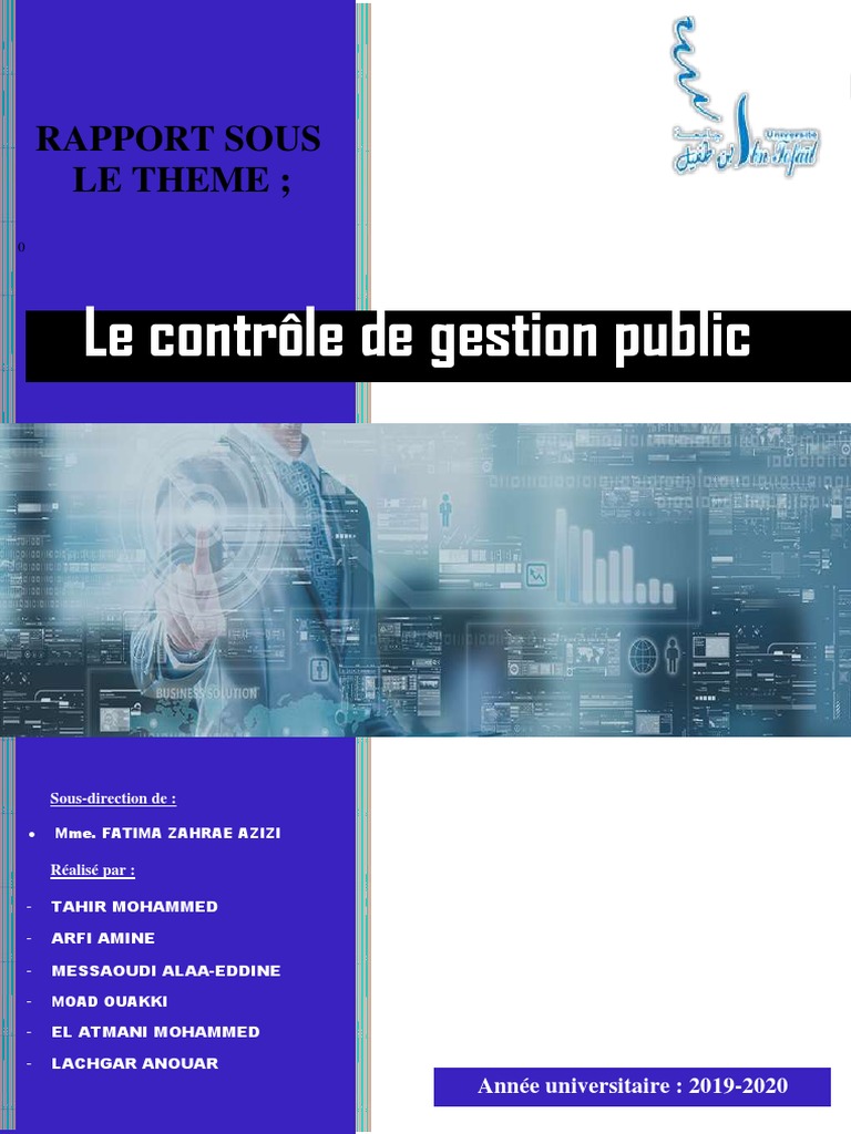 Contrôle de gestion public au Maroc | PDF | Business | Services publics