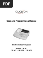Download QUORION CR 30 User Guide by Agnese Dzigune SN56132356 doc pdf