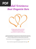 Download Hadiah Teristimewa Buat Pengantin Baru by mded SN56132376 doc pdf