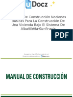 Manual de Construccion Nociones Basicas Para La Construccion de Una Vivienda Bajo El Sistema de Albanileria Confinada 1 Downloable