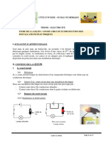PC 6ème_L3_Court-Circuit Et Protection Des Installations Électriques