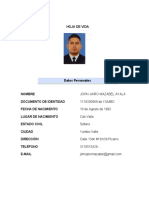 CV John Jairo Mazabel Ayala