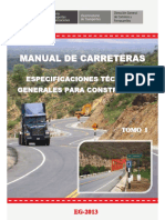 Tomo I Especificaciones Tecnicas Generales Para Construccion - EG-2013