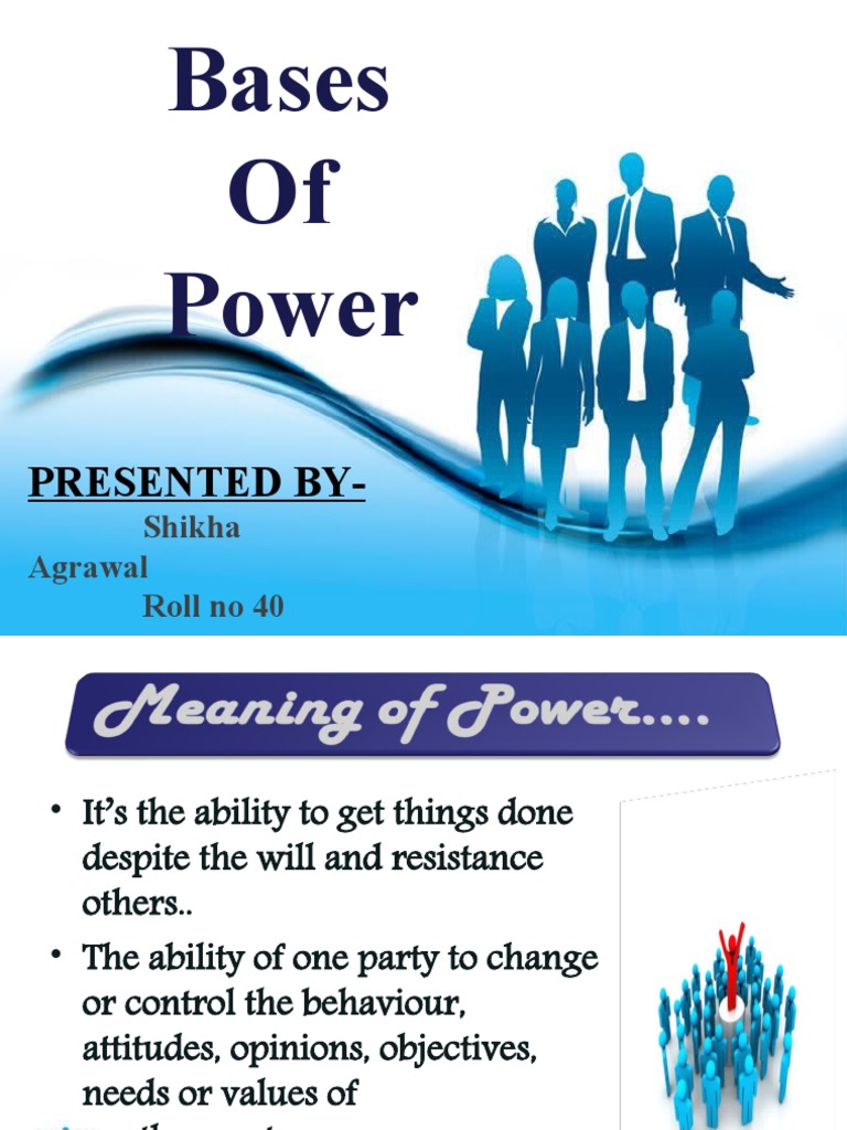Bases of Power | PDF | Nature | Cognition