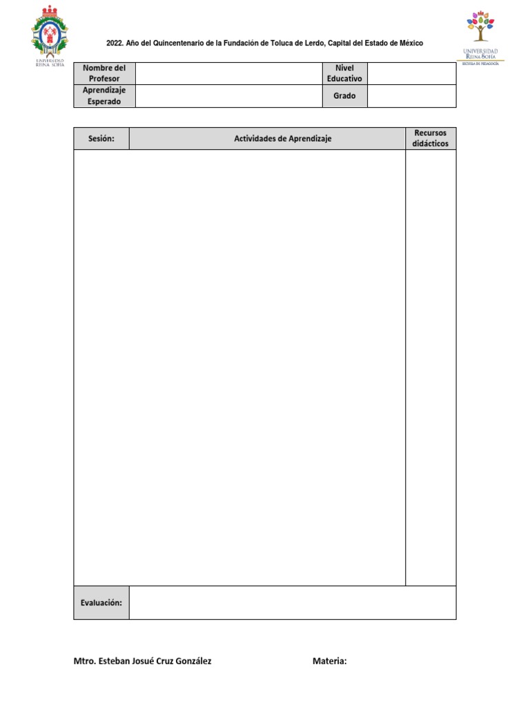 Formato de Plan | PDF | Crecimiento personal y profesional